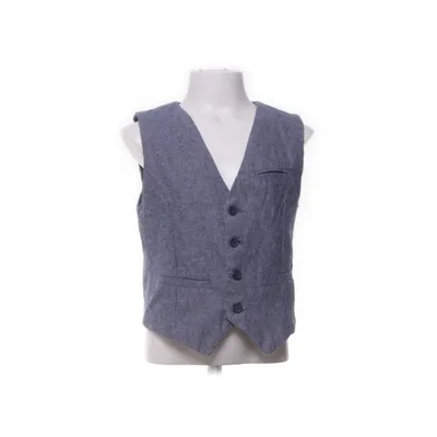 Kostuumgilet (Blauw) van H&M Katoen, Polyester