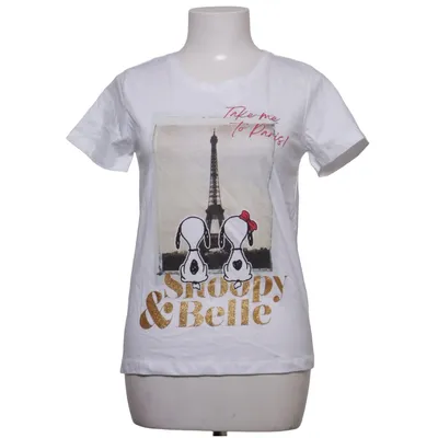 T-shirt (White, Multicolored) from Peanuts Cotton
