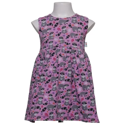 Robe (Rose, Multicolore) de Babauba Coton, Élasthane