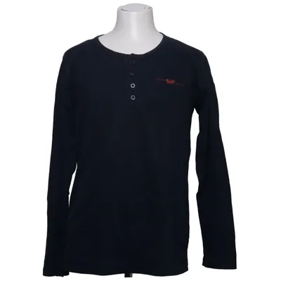 Henley shirt (Blauw) van Harvey Miller