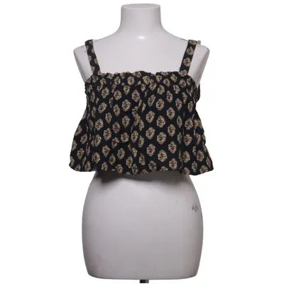 Crop top (Black, Multicolored) from Zara Cotton