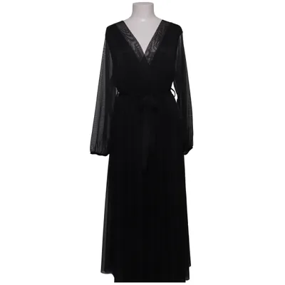 Negligee (Black) from Black & White Polyester, Viscose
