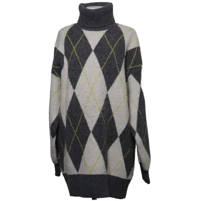 Pul à col roulé (Gris, Blanc, Jaune) de Pringle of Scotland x H&M Acrylique, Élasthane, Polyester, Laine
