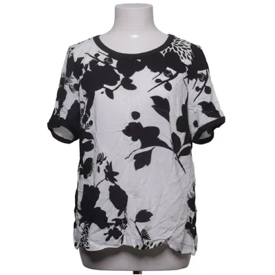 Top (Zwart, Wit) van Sandwich Viscose