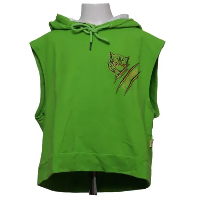 Sweat à manches courtes (Hoodie Sleeveless) de Plein Sport Coton, Élasthane