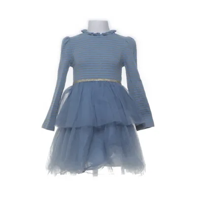 Dress (Blue, Yellow) from Mini Boden Cotton, Polyester