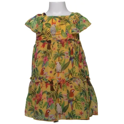 Jurk (Geel, Meerkleurig) van Emma Jayne x H&M Polyester
