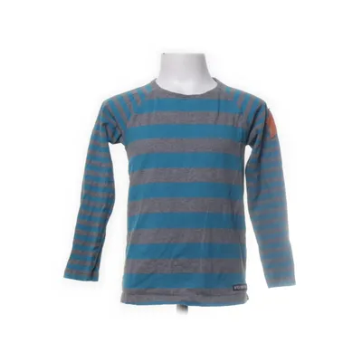 Långärmad t-shirt (Blå, Grå) från Villervalla Bomull, Elastan