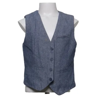 Kostuumgilet (Blauw) van H&M Katoen, Polyester
