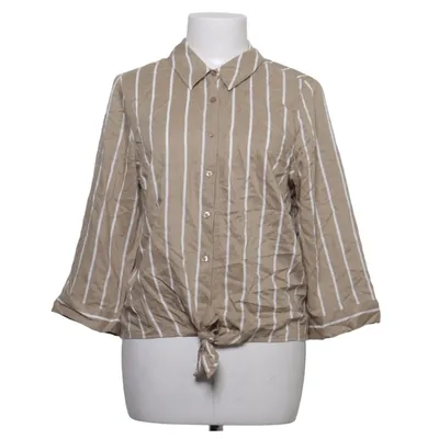 Blus (Beige, Vit) från Happy Holly Viskos