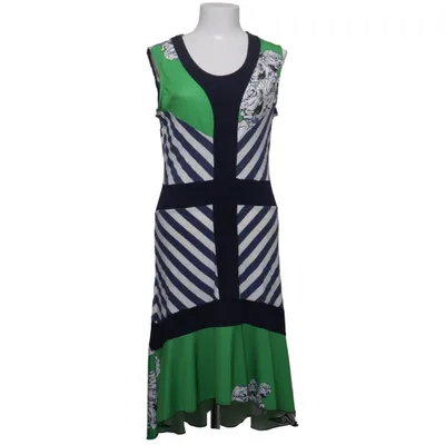 Dress (Blue, Green, White, Multicolored) from Zorbe Elastane, Viscose