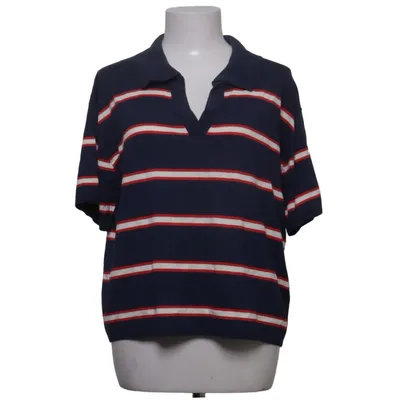 Polo shirt (Blue, Red, White) from Divided by H&M Polyamide, Viscose