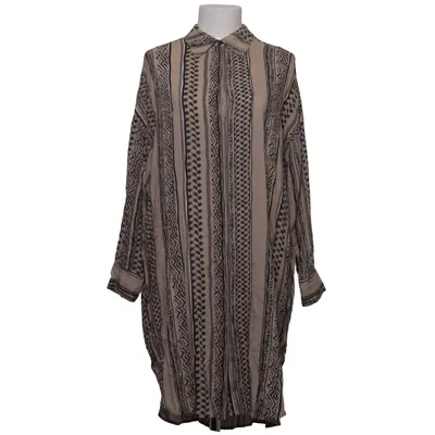 Shirt dress (Beige, Black) from Lala Viscose
