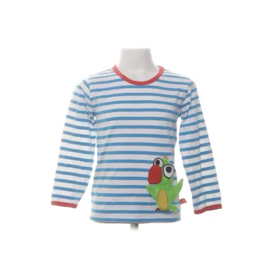 Långärmad t-shirt (Blå, Flerfärgad) från Lipfish Ekologisk bomull, Elastan, Polyester