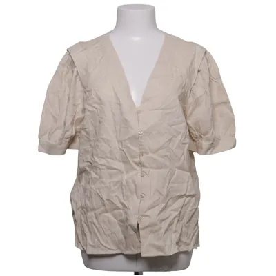Chemise à manches courtes (Beige) de Object Lin, Viscose