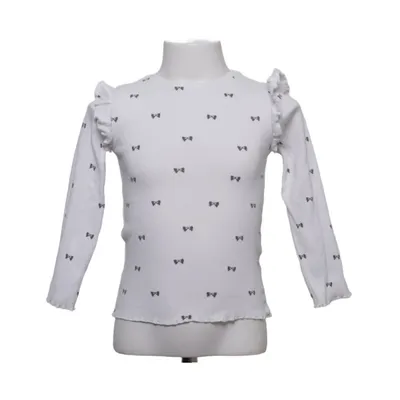 T-shirt à manches longues (Blanc) de Basics Coton, Élasthane