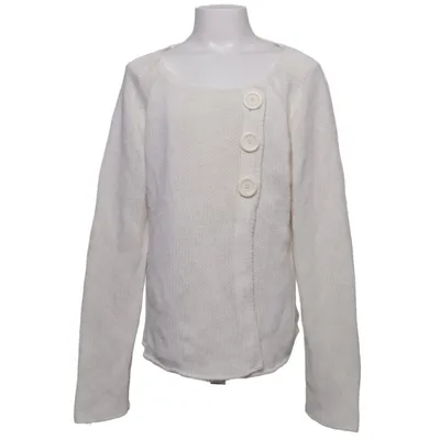 Cardigan (Hvid) fra Lindex Akryl, Bomuld