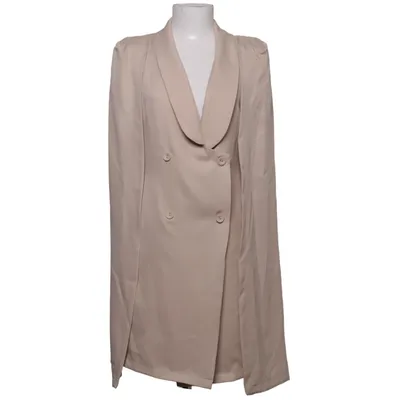 Blazer (Beige) de Simplee Élasthane, Polyester