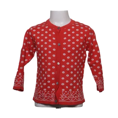 Cardigan (Red, White) from Alana Cotton