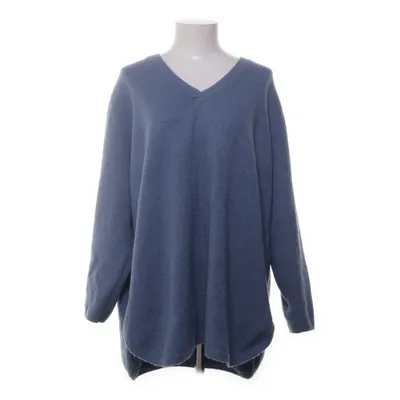 Pull-over (Bleu) de Samoon Acrylique, Élasthane, Polyamide, Laine
