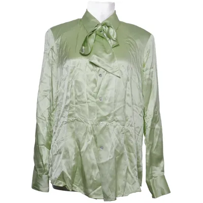 Blouse lavallière (Vert) de Prestige Soie
