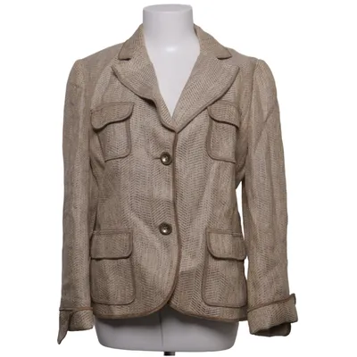 Blazer (Beige) van Luisa Cerano Linnen, Viscose