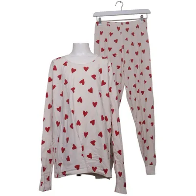 Pyjama (Wit, Rood) van Polarn O. Pyret Elastaan, Organisch katoen