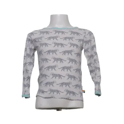 Long sleeve T-shirt (White, Blue) from Loud + Proud Organic cotton