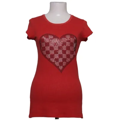 T-shirt (Röd) från Evil Bomull, Polyester, Viskos