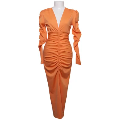 Maxi jurk (Oranje) van Copperose Elastaan, Polyester