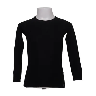 Long sleeve T-shirt (Black) from Dilling Merino wool