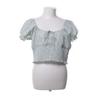Crop top (Wit, Blauw, Groen, Meerkleurig) van Divided by H&M Elastaan, Polyester