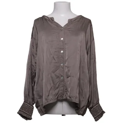 Blouse (Gray) from Marta Elastane, Viscose