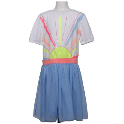 Klänning (Vit, Blå, Flerfärgad) från Billieblush Bomull, Polyester, Viskos