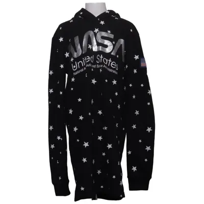 Sweat à capuche (Noir, Blanc) de Nasa Coton, Polyester