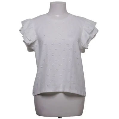 Top (Wit) van Gina Tricot Elastaan, Polyester
