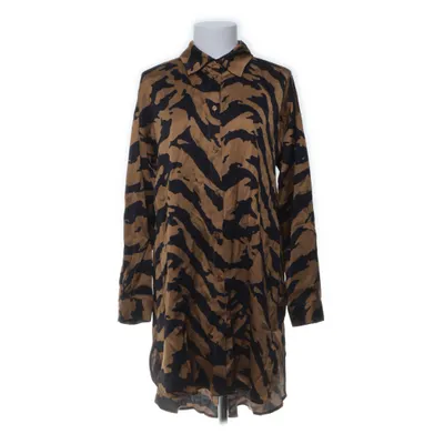 Shirt dress (Brown, Black) from My Essential Wardrobe Viscose