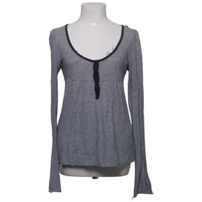 Henley T-shirt (Grå, Blå) fra Brandy Melville Bomuld