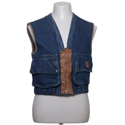 Jeansvest (Blå, Brun) fra L'ardoise Bomuld