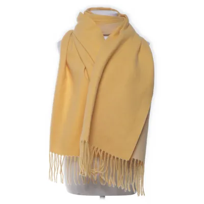Halsduk (Gul) från Cashmere