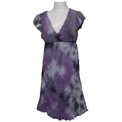 Dress (Purple, Gray, White) from Sophyline Elastane, Polyester