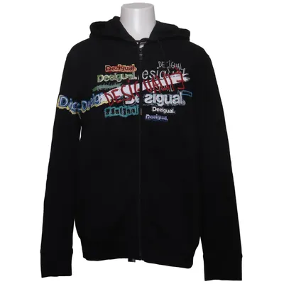 Huvtröja (Svart, Flerfärgad) från Desigual Bomull, Polyester