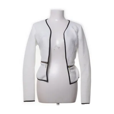 Cardigan (Wit, Zwart) van Made in italy Elastaan, Polyester