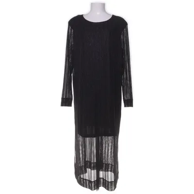 Långklänning (Svart, Grå) från Ichi Elastan, Metallfiber, Polyamid