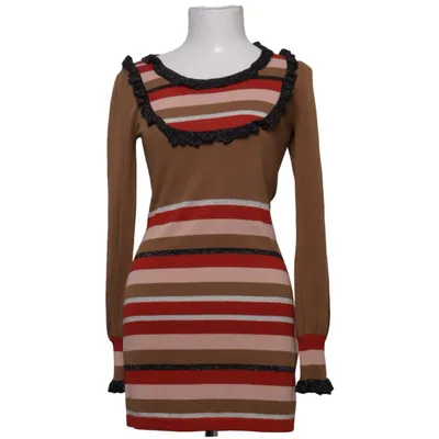 Trui (Bruin, Rood, Roze) van Edith & Ella Acryl, Polyester, Viscose