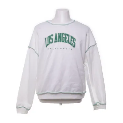 Collegetröja (Vit) från Shein Elastan, Polyester