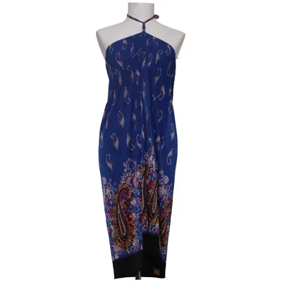 Halternek jurk (Blauw, Meerkleurig) van Rut Elastaan, Viscose