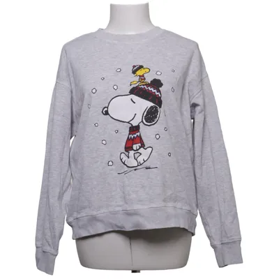 Sweatshirt (Grå, Flerfarvet) fra H&M Bomuld, Polyester, Viscose