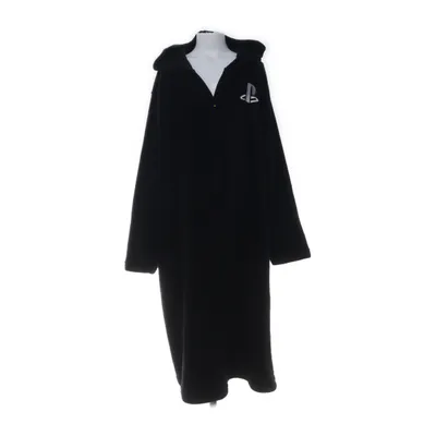 Bathrobe (Black, White) from H&M Polyester, Cotton