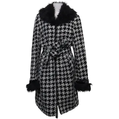 Jas (Zwart, Wit) van Ze-Ze Acryl, Polyester, Wol